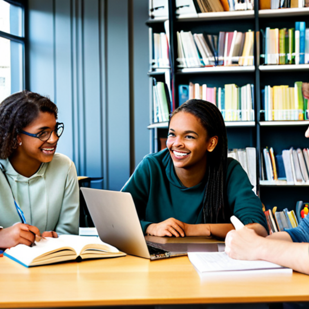 농업기술 자격증 학습의 어려움 극복법 - Study Group Session**
Prompt: A group of diverse students, fully clothed in casual wear, studying t...