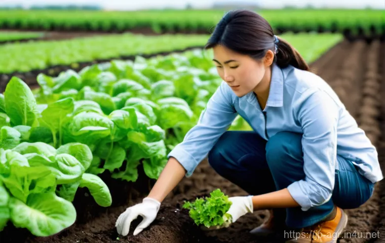 농업기술 자격증 취득의 장점 - **Prompt: Confident Mastery of Modern Farm Technology**
    A vibrant, sun-drenched outdoor scene de...
